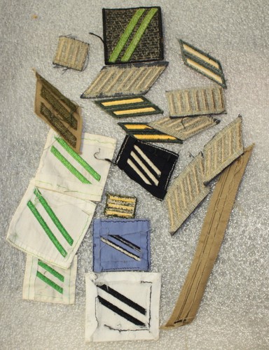 Military cloth service hash stripes US & Foreign Grab Bag all in one lot - Picture 2 of 2