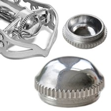 Replacement Polished Alloy Domed Retro Pedal ...