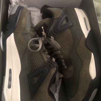 Size 10.5 - Jordan 4 SE Retro Low Craft - Olive