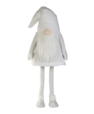 Weihnachten Gonk Deko freistehender Wichtel Nordic Spirit grau sofy Plüsch 120 cm