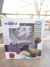 Mastrad Fondue Au Chocolate Maker Machine Dipper Fountain NEW