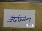 BO DIDDLEY SIGNED MATTED INDEX CARD WITH A MAN AMONGST MEN ALBUM FLAT PSA COA — photo 2