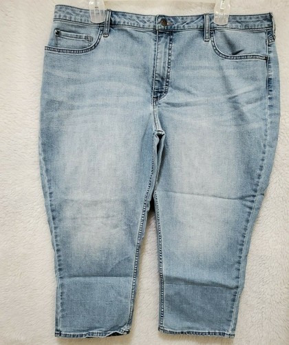 Lee Riders Womens Blue Jean Capri Pants 