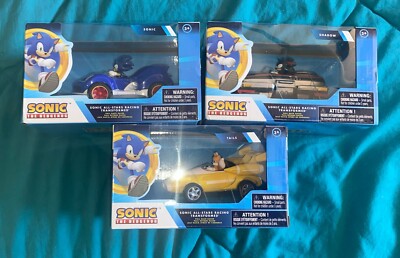 New Sonic All-Stars Racing Transformed Pull Back Racer Tails Sonic Shadow Toys