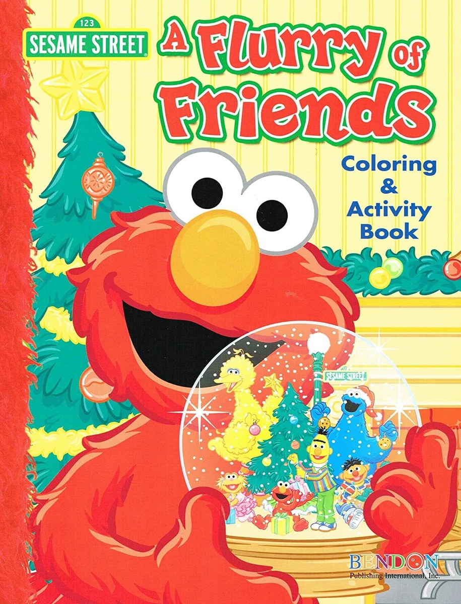 Sesame Street Christmas Coloring Pages