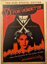 V For Vendetta Two-Disc Special Edition DVD, Natalie Portman NEW Sealed