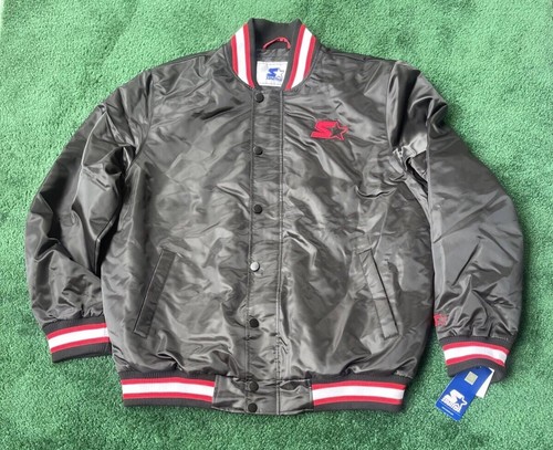 LA Dodgers 80s STARTER satin bomber jacket Size M blue MLB baseball
