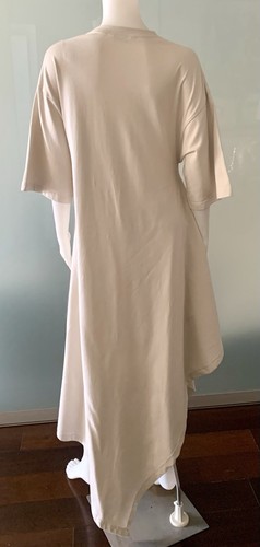 Balenciaga Asymmetrisches T-Shirt Kleid Beige Gr. 34 0/2 US - Bild 3 von 10