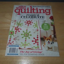 American Patchwork & Quilting Magazine December 2022 Issue 179 Create Christmas
