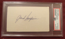 DAVE CONCEPCION 1970-88 CUT SIGNATURE CARD SIGNED AUTO PSA/DNA SLABBED
