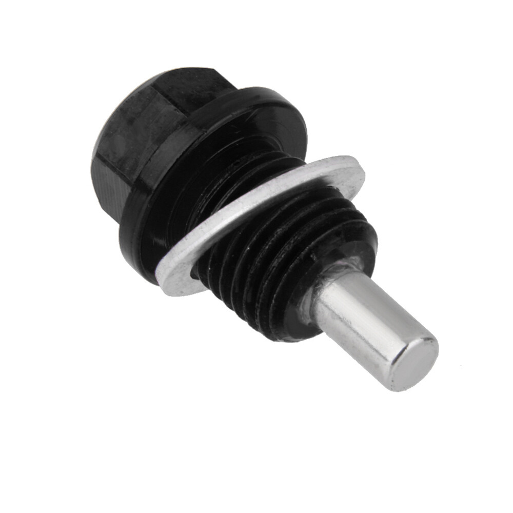Black M14*1.5mm Oil Drain Plug Metal Car Engine Oil Pan Plug