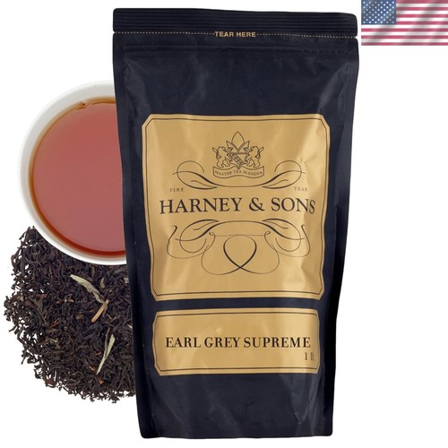 Gourmet Earl Grey Supreme Tea - 16 oz Loose Leaf Blend for Refined Taste Buds