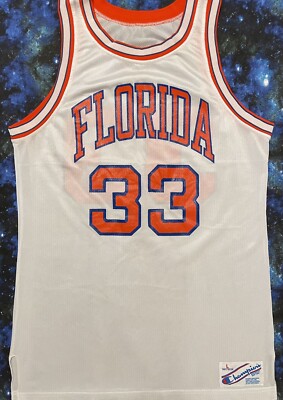 Rare Vintage Champion Florida Gators Dwayne Schintzius Basketball