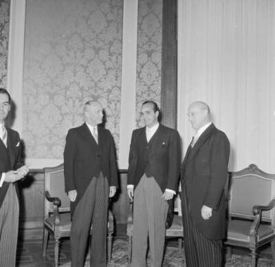 Thomas Holenstein Prosper Carbonell and Philipp Etter 1958 Old Photo