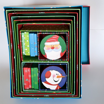 Barrington Studios Limited 16 nesting box set Christmas gift Santa