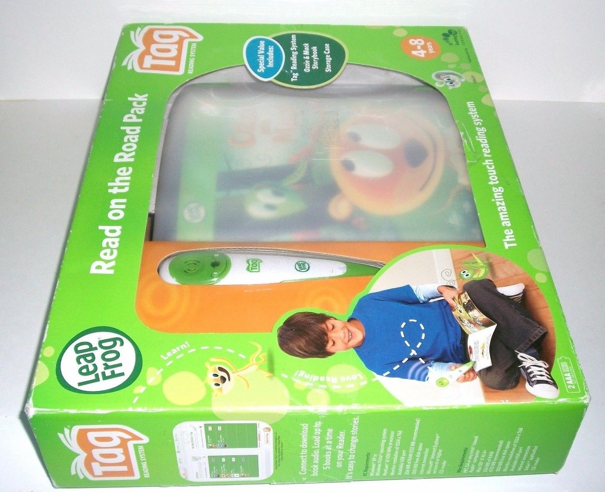 LeapFrog Tag Reading System In Box On the Road Pack Storage Case