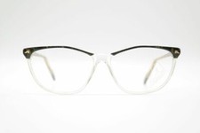 Vintage Alpina FA 77 3337707 54 18 140 Transparent Black Oval Glasses NOS
