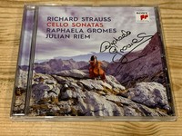 Signed By Raphaela Gromes Richard Strauss Cello Sonatas Sony Cd New Neu Signiert