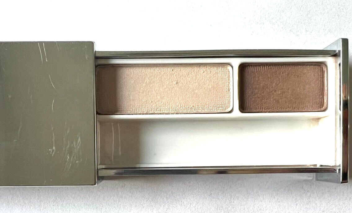CLINIQUE Pair of Shades Eye Shadow Duo 36 IVORY BISQUE/BRONZE SATIN