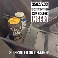Cupholder Insert for 2003-2005 Nissan 350z - Fits 32oz Yeti, Millwaukee, Cans