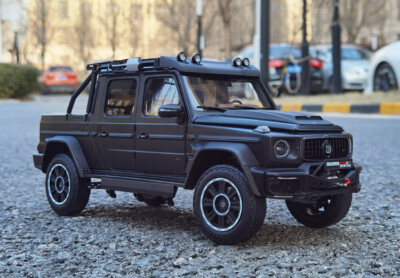 Almost Real 1/18 Benz Brabus G800 XLP Adventure Pick up Model Car Black/White