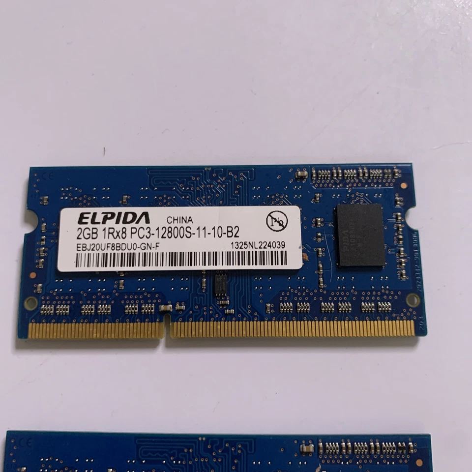 Apple Mac Pro 4GB RAM 2x 2GB DDR3 1600Mhz 1Rx8 PC3-12800S-11-10-B2 - Image 2 of 4