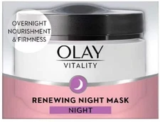 Olay Vitality Renewing Night Mask Overnight Nourishment & Firmness 1.7oz 50ml