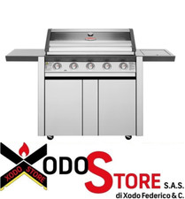 Barbecue gas con carrello IL BRACERE 1600 S ACCIAIO INOX 5 FUOCHI - mail sconto