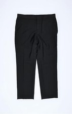 Prada 288647 Womens Black Mohair/ Wool Dress pants size 50 R