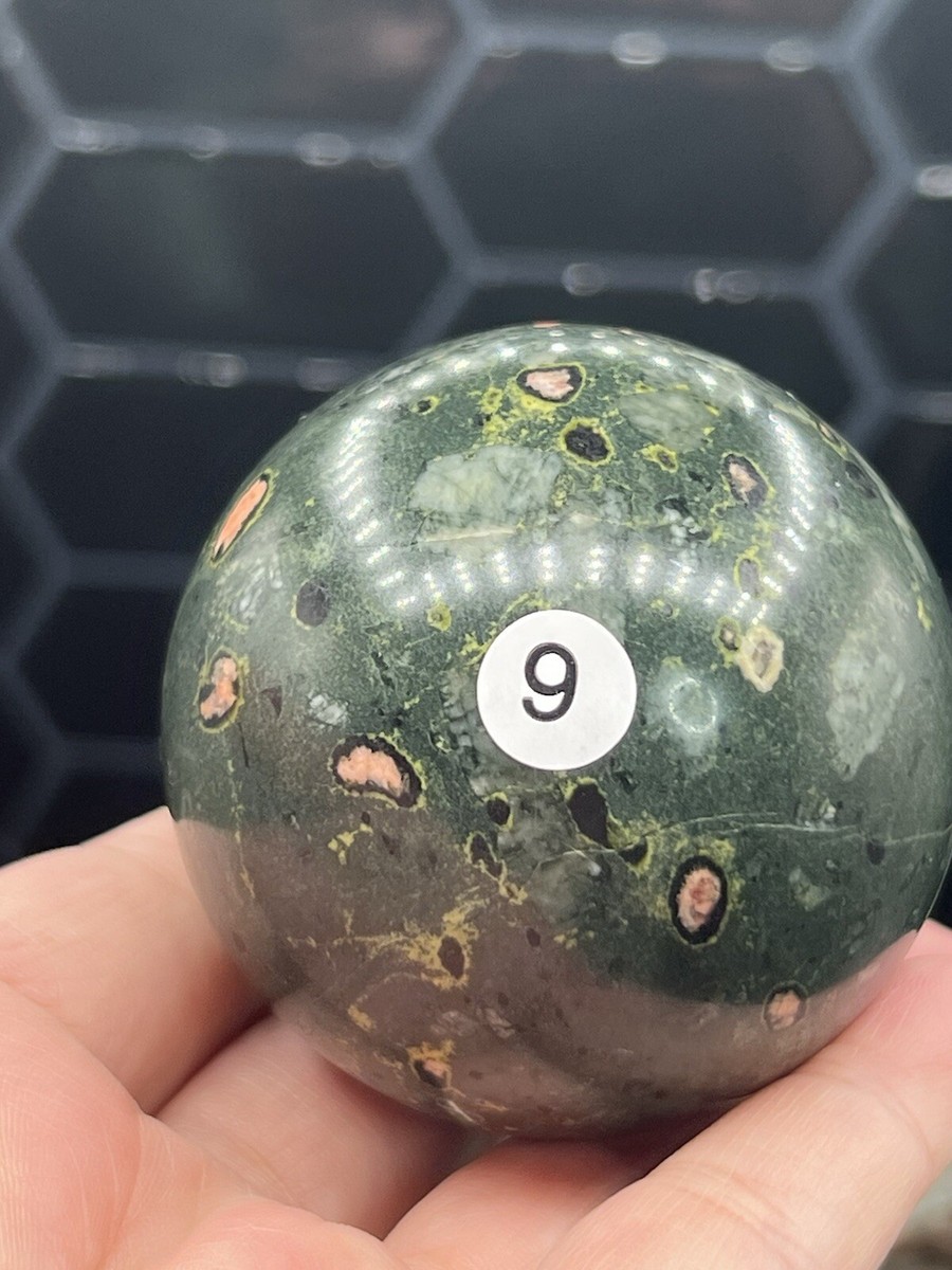 Natural Plum Blossom Jasper/Jade Spheres Free ship | eBay