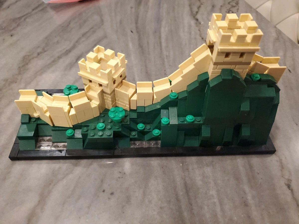 vejviser Embankment Kammerat Lego Architecture 21041 Great Wall of China Used Complete | eBay