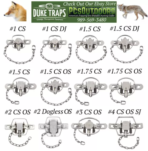 Duke Coil Spring Traps - Choose Size & Quantity - Trapping & ADC Pest Control 