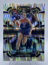 Celeste Taylor RC 2024 Select WNBA Concourse Silver Flash Prizm #16 MERCURY