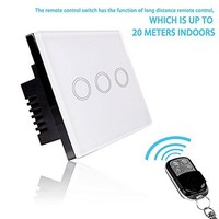 Smart Touch Switch Onever 3 Gang Touch Screen Home Light Dimmer Switch Contro... on sale Smart Touch Switch Onever 3 Gang Touch Screen Home Light Dimmer Switch Contro... on sale