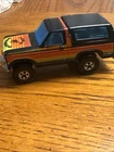 1980 Hot Wheels FORD BRONCO w/ CHROMED Motorcycle HK Vintage Black Clean Rare