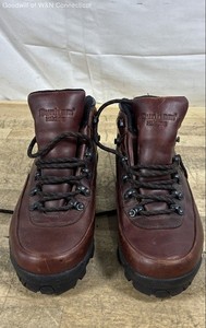 Dunham 5750BR Brown Leather Waterproof ABZORB Hiking Boots Men's Size 7 2E