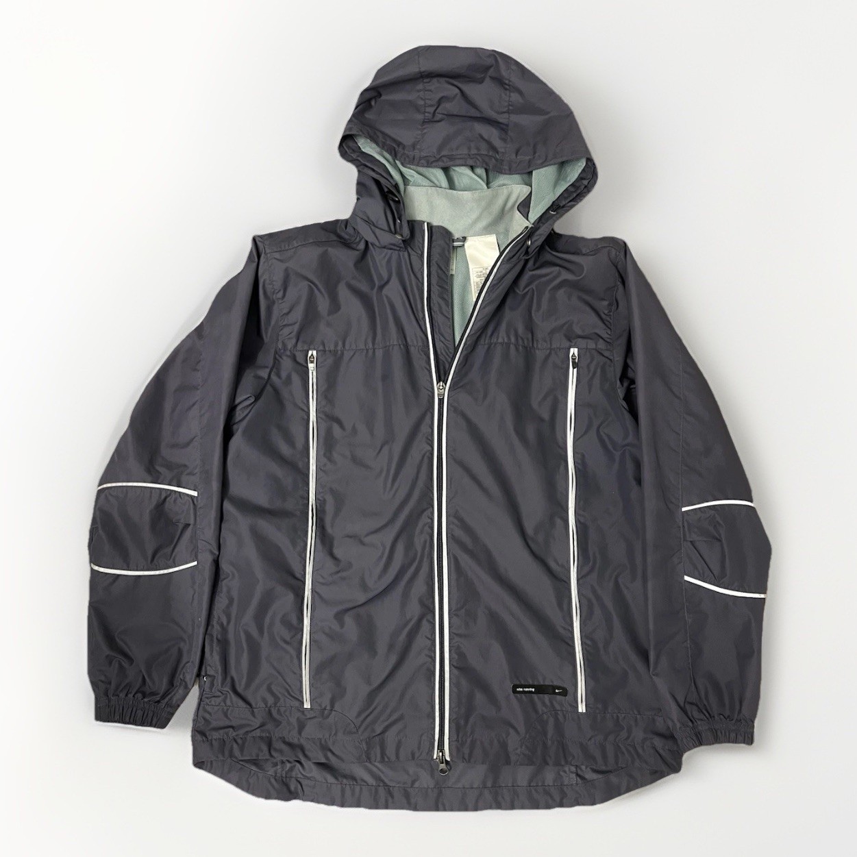 Nike Running Jacket Women's Medium, Gray, Reflective Stripes