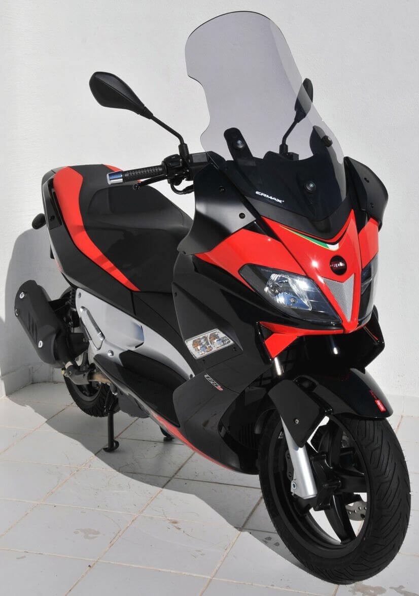 Bulle haute Ermax pour Aprilia SR Max 125 et 300 de 2011 à 2018 couleur grise