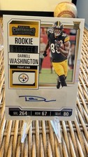 Darnell Washington 2023 Panini Contenders Rookie Ticket #226 (AU, RC) Steelers