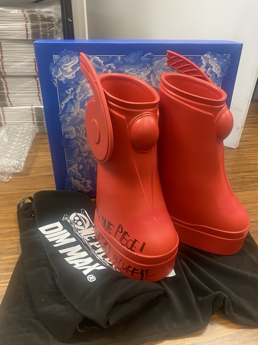 Steve Aoki Dim Mak-One Piece Luffy Egghead Boots - Size S/M (6-8