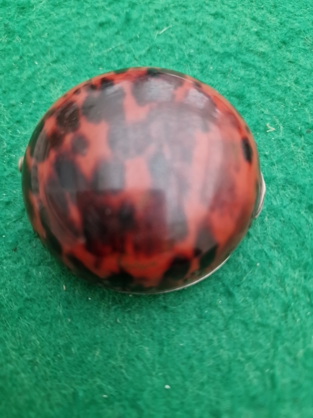 Silver and Shell Pocket Watch Outer Case. Good Co… - image 1