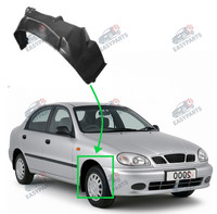 Radlauf StoßStange Locaro Vorne Rechts FüR Daewoo Lanos 1997 - 2004