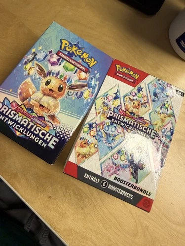 Pokémon TCG Prismatische Entwicklungen Boosterbundle 6 Packs DE AMAZON Retoure!