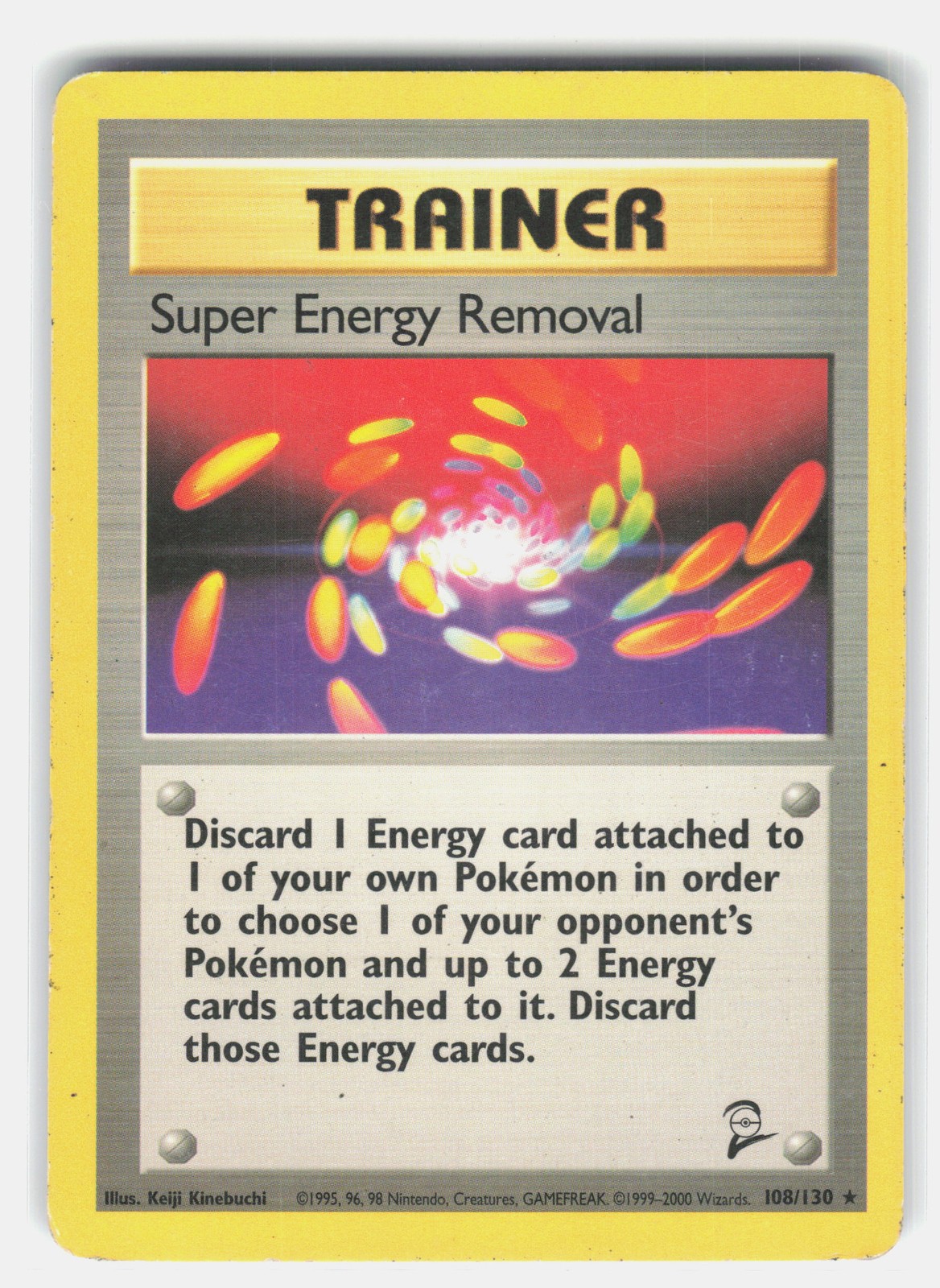 Super Energy Removal 108/130 Pokemon Base Set 2 *MP*
