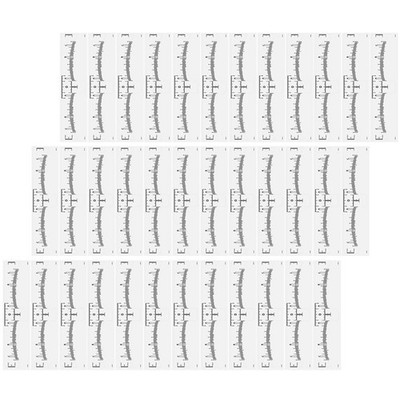  10 Pcs Marker Augenbrauenformer Professionelles Augenbrauenlineal