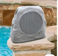ION Solar Glow Stone Link Rock Speaker with Lights ISP183