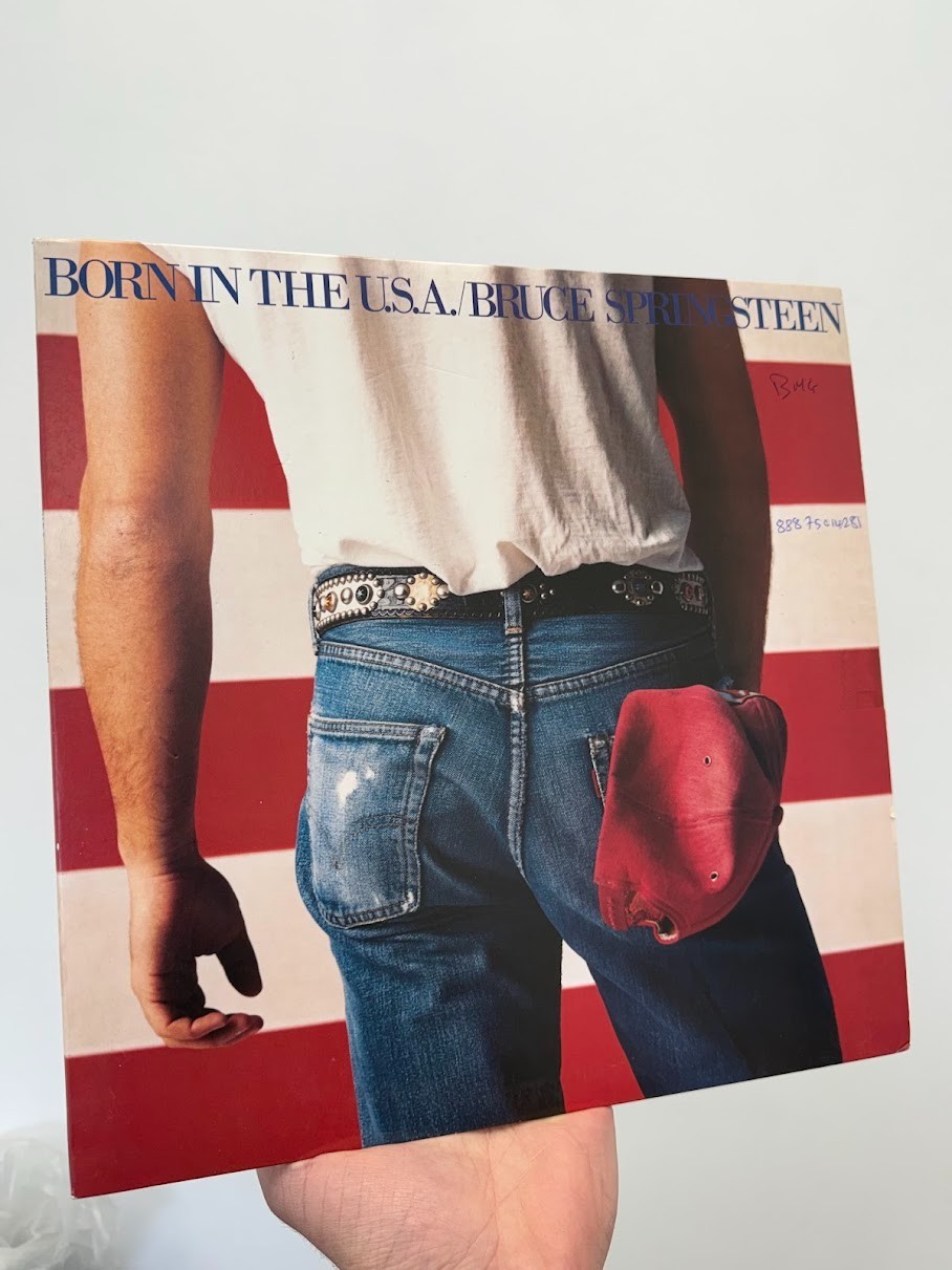 Bruce Springsteen Born in the USA Vinyl LP 12"" - Marks to Cover See Pics