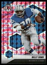 2021 Panini Mosaic #76 Billy Sims Prizm Camo Pink