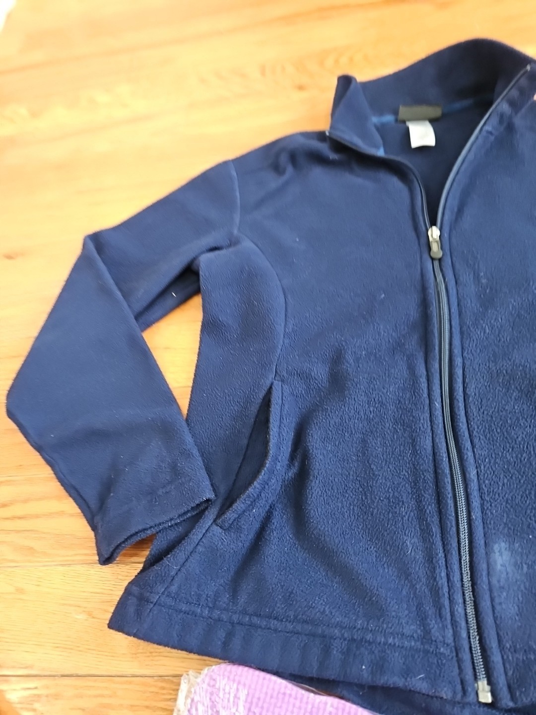 Patagonia Blue Full Zip Stand-Up Collar Mid-Length women’s Medium Casual Jacket  thumbnail 4