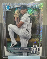 2025 Bowman Chrome - Prospects Carlos Lagrange #BCP-202 Shimmer Refractor (RC)